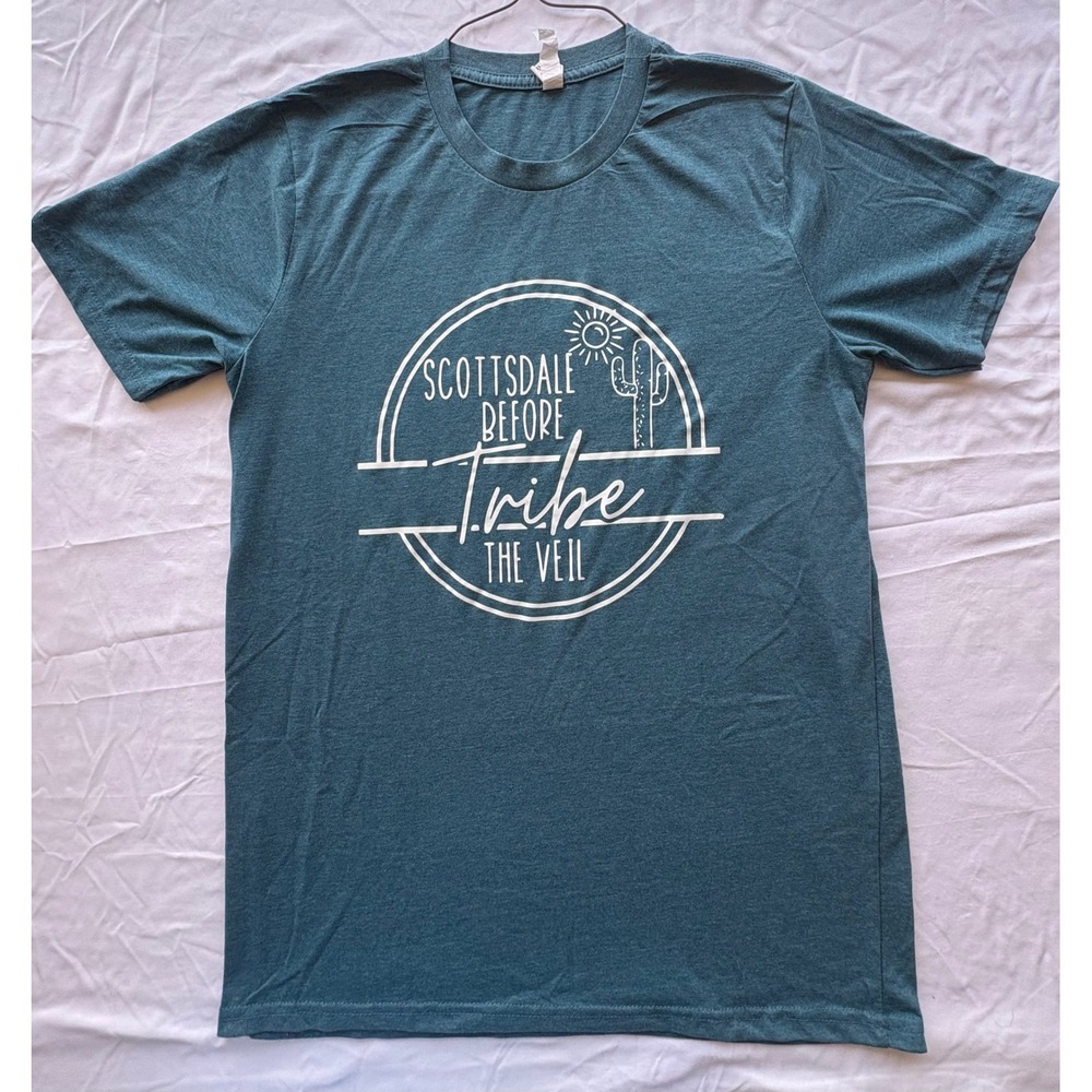Rustic United Scottsdale Before The Veil Tribe Graphic Tee Teal Blue Medium